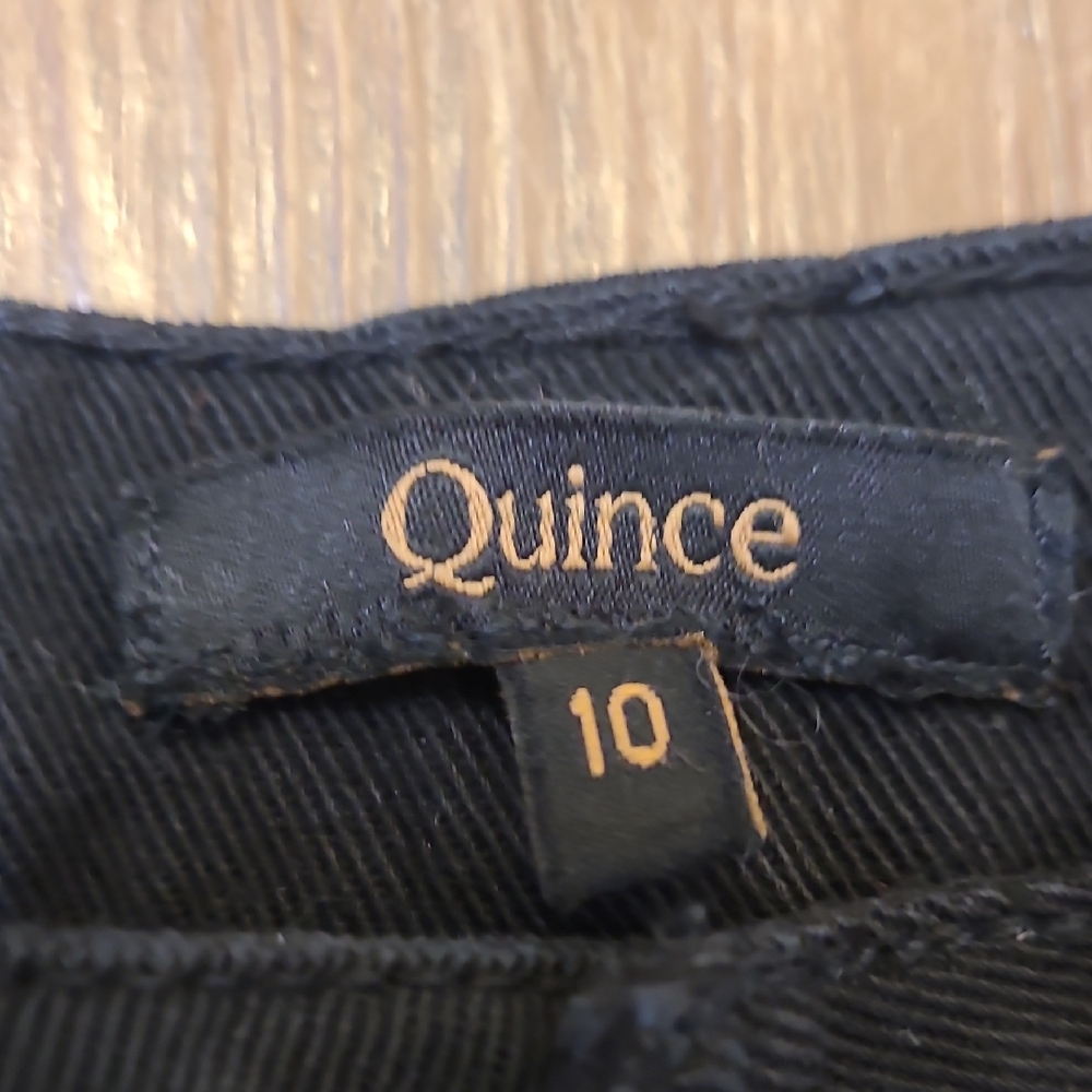 Quince women's Classic Black Chinos - Picture 2 of 10